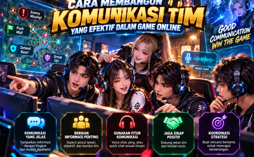Cara Membangun Komunikasi Tim yang Efektif Saat Bermain Game Online